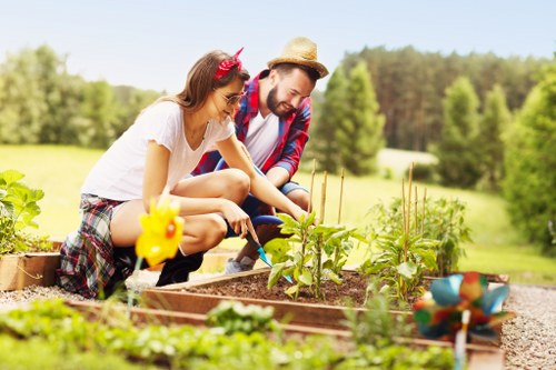 Customer complaint process for a landscaping service