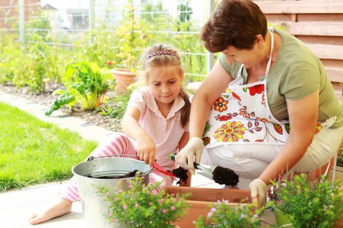 Secure Landscaping Penge payments checkout illustration