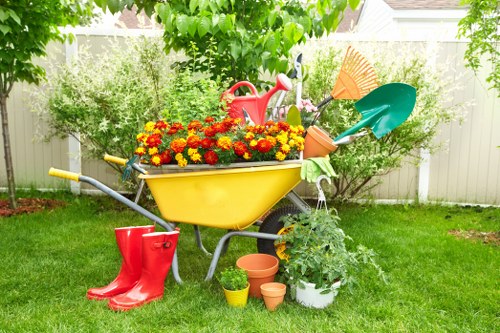 Fresh lawn and planting features for soft landscaping in Penge